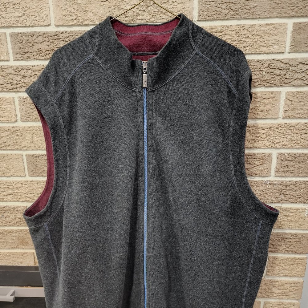 Tommy Bahama Reversible Full Zip Vest